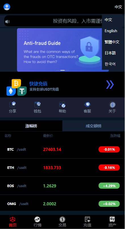 海外多语言微交易系统/虚拟币微盘源码/伪交易所源码 - 如意源码网_精品源码网站-如意源码网_精品源码网站
